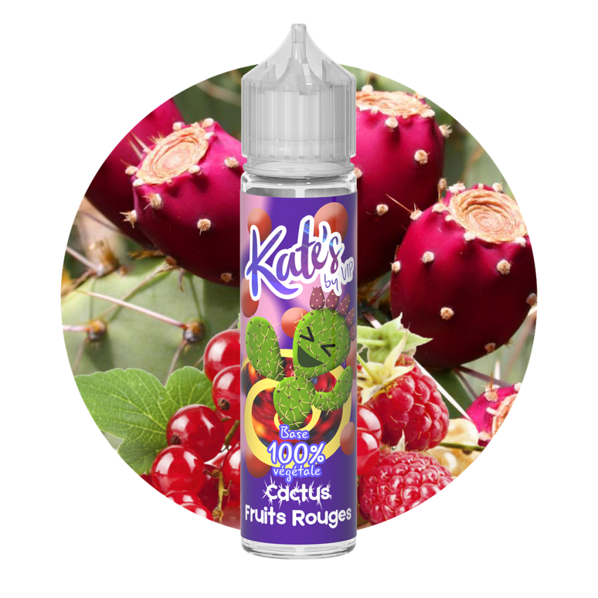 Kate's by VIP, Cactus Fruit Rouges, Shortfill, 50ml